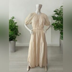 Anthropologie Verb By Pallavi Singhee Agneza Lace Maxi Dress Size 8
